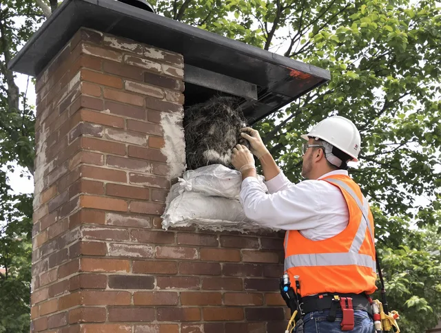 Humane removal of debris and animals by Port St. Lucie Chimney Sweep in Port St. Lucie, FL