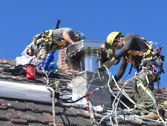 Protective chimney cap installed by Port St. Lucie Chimney Sweep in Port St. Lucie, FL