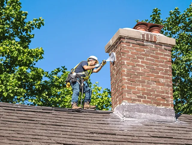 Port St. Lucie Chimney Sweep performing an inspection with advanced tools in Port St. Lucie, FL