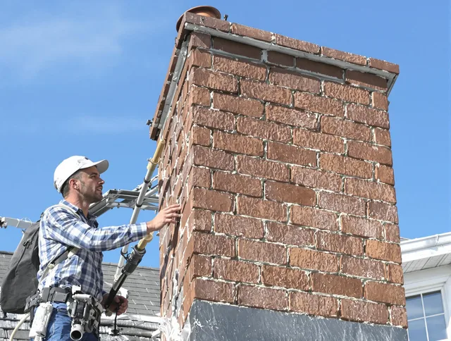 Brickwork for a chimney rebuild by Port St. Lucie Chimney Sweep in Port St. Lucie, FL