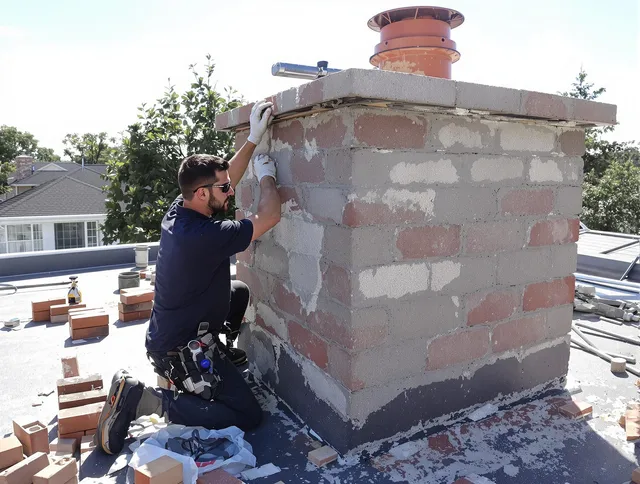 Advanced chimney repair process by Port St. Lucie Chimney Sweep in Port St. Lucie, FL