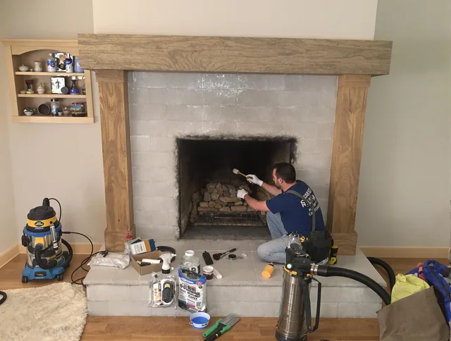 Detailed creosote removal process by Port St. Lucie Chimney Sweep in Port St. Lucie, FL