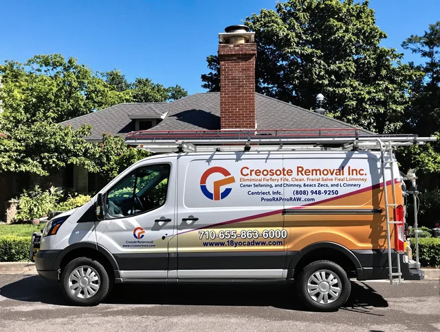 Port St. Lucie Chimney Sweep technician removing creosote safely in Port St. Lucie, FL