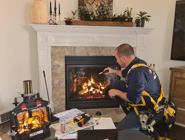 Safety-focused fireplace inspection by Port St. Lucie Chimney Sweep in Port St. Lucie, FL